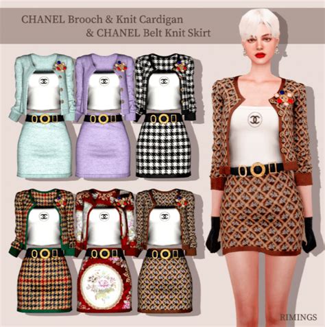 chanel clothes sims 4|sims 4 chanel store.